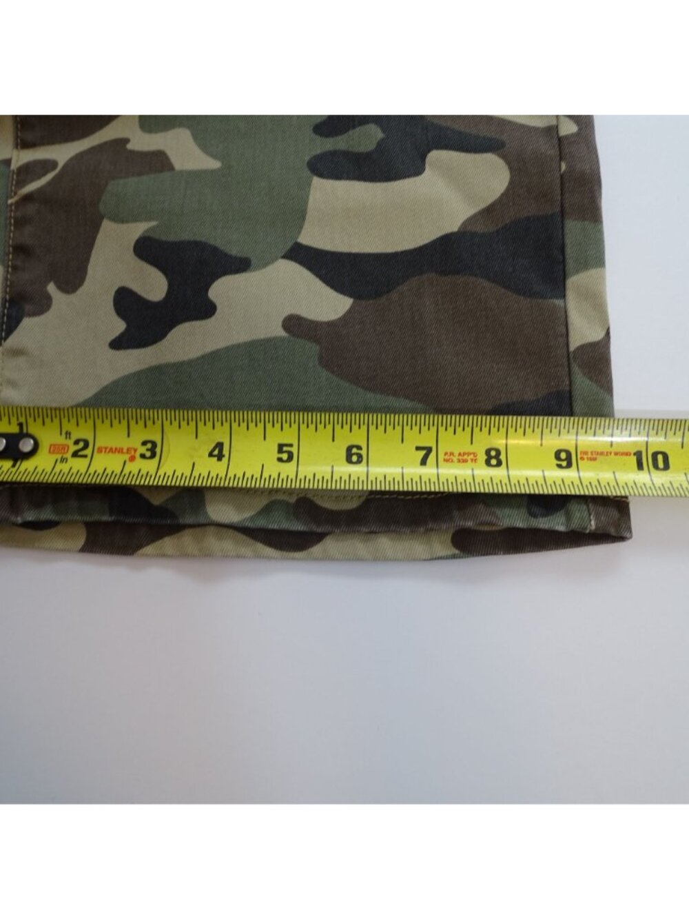 YMI Women Camo Pull-On High Rise Crop Pants Green Size 3X Streetwear Utility - Picture 16 of 16